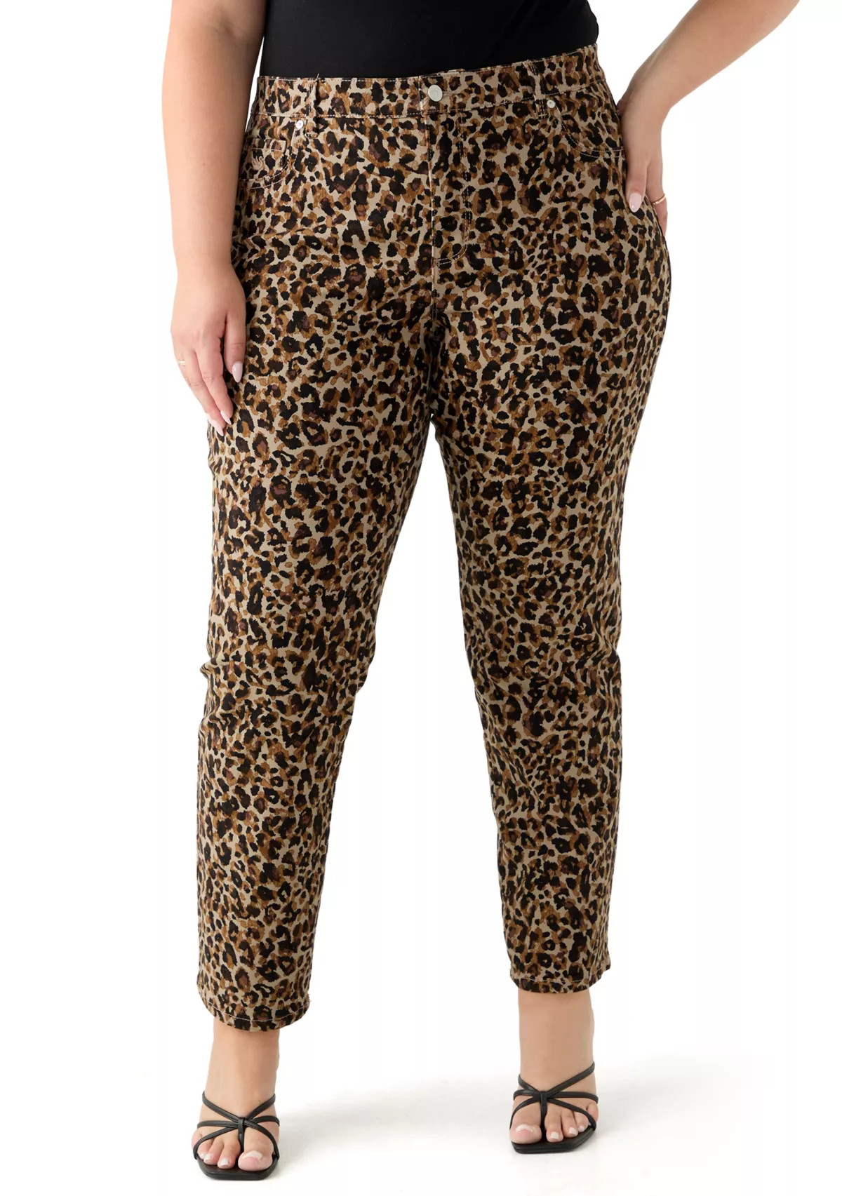 Gloria VanderbiltPlus Size Amanda Classic Print Pants | Belk