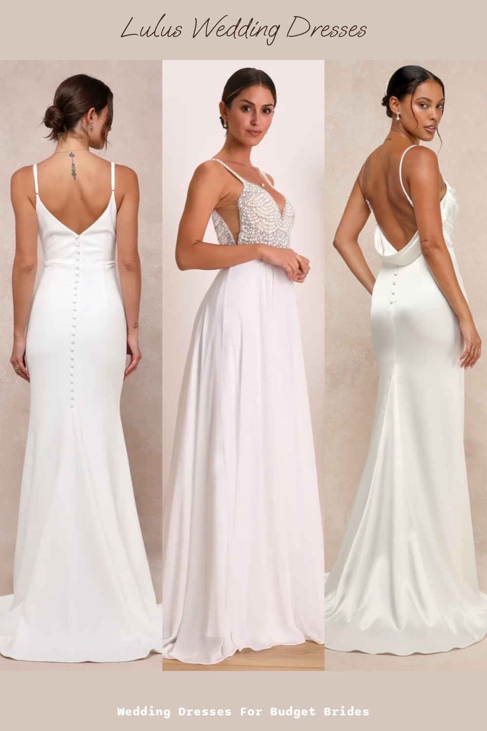 Affordable, simple wedding dresses at Lulus, starting at $50.

Reception dresses, bride wedding dresses, courthouse elopement dresses, long white dresses, minimalist wedding dresses, or micro wedding dresses. 

#LTKSeasonal #LTKSaleAlert #LTKWedding