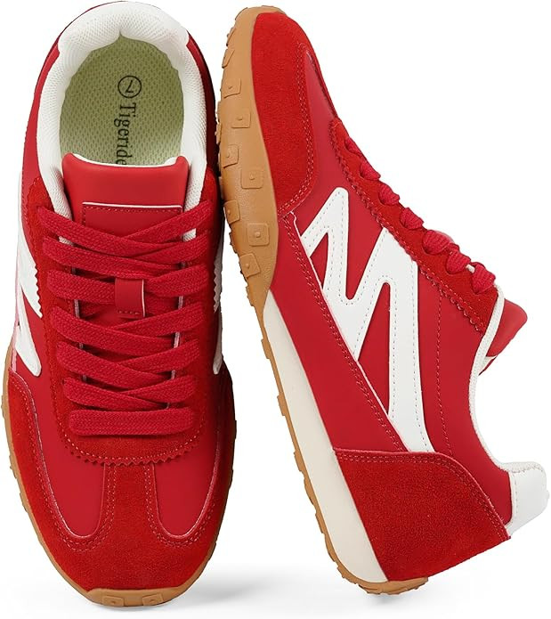 Sneakers for Women Casual Lightweight Walking Shoes Women Lace up Slip on Fashion Sneakers for Al... | Amazon (US)