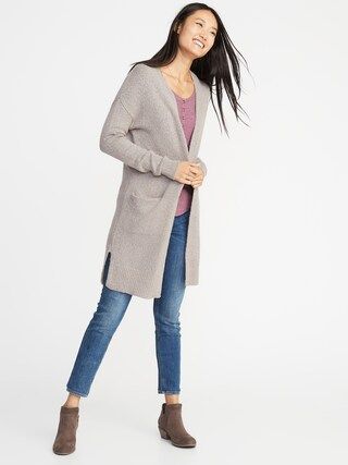 Super-Long Open-Front Heavyweight Sweater for Women | Old Navy US