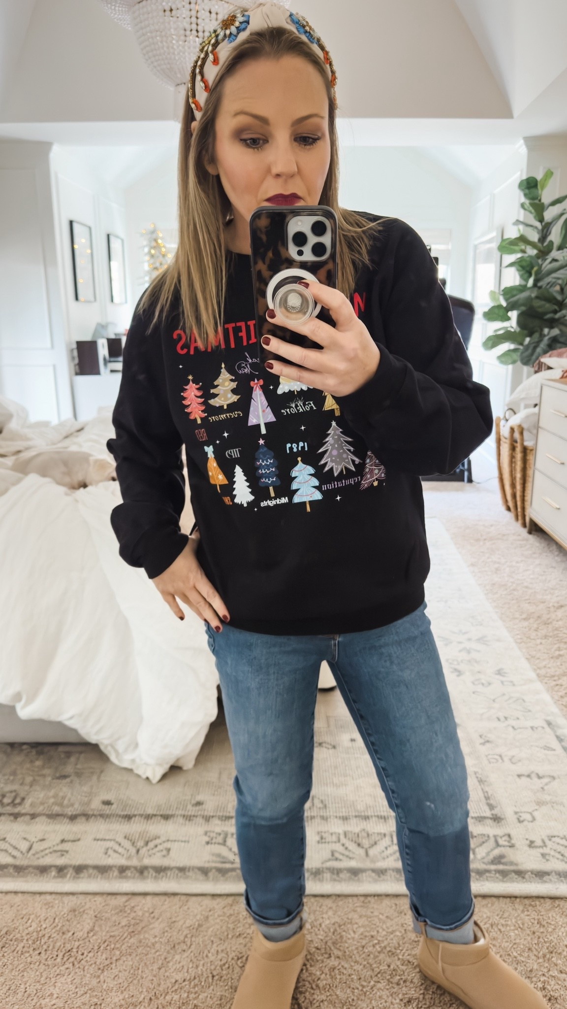 As a surprise, my mom sent me and Eliza these “matching” Merry Swiftmas sweatshirts. Sadly, they are no longer available, but I’ve linked some others that are similar that I love. mommy and me outfit Christmas outfit Taylor Swift sweatshirt swiftie Christmas sweatshirt 

#LTKFindsUnder50 #LTKHoliday #LTKSeasonal