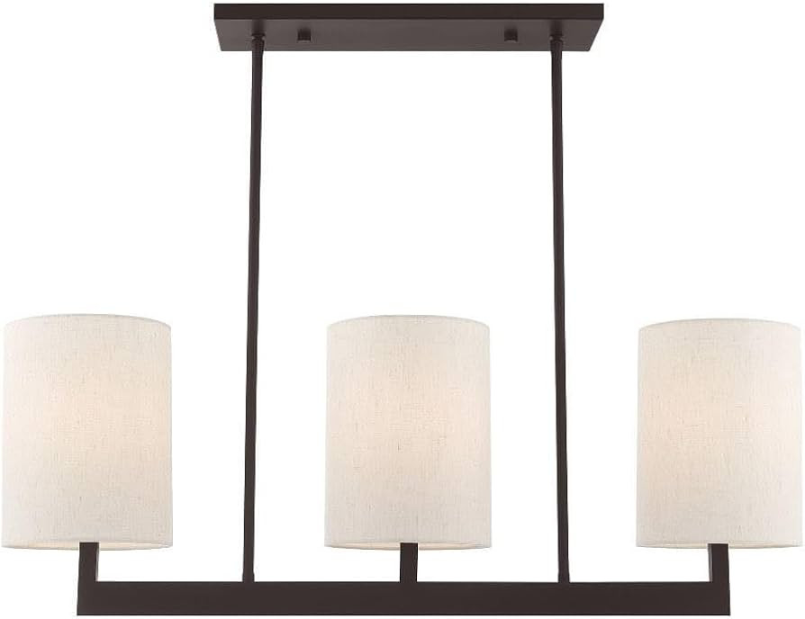 Livex Lighting 42426-07 Linear Chandelier, Bronze | Amazon (US)