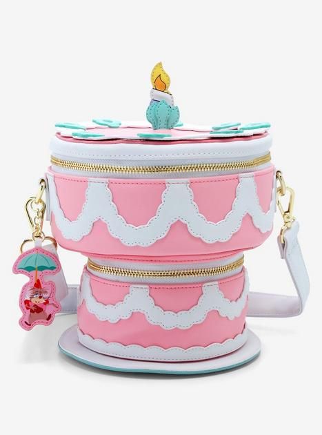 Loungefly Disney Alice in Wonderland Unbirthday Cake Glow-in-the-Dark Figural Crossbody | BoxLunch