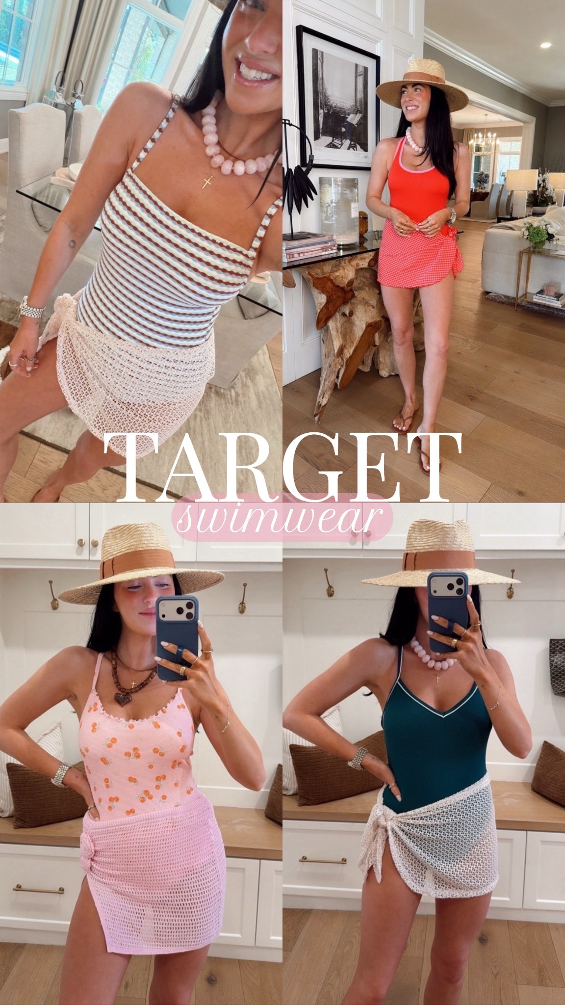 Linking my whole target order because it is insane! Size small! They are full coverage!!!!￼

#LTKPetite #LTKSwim #LTKSeasonal