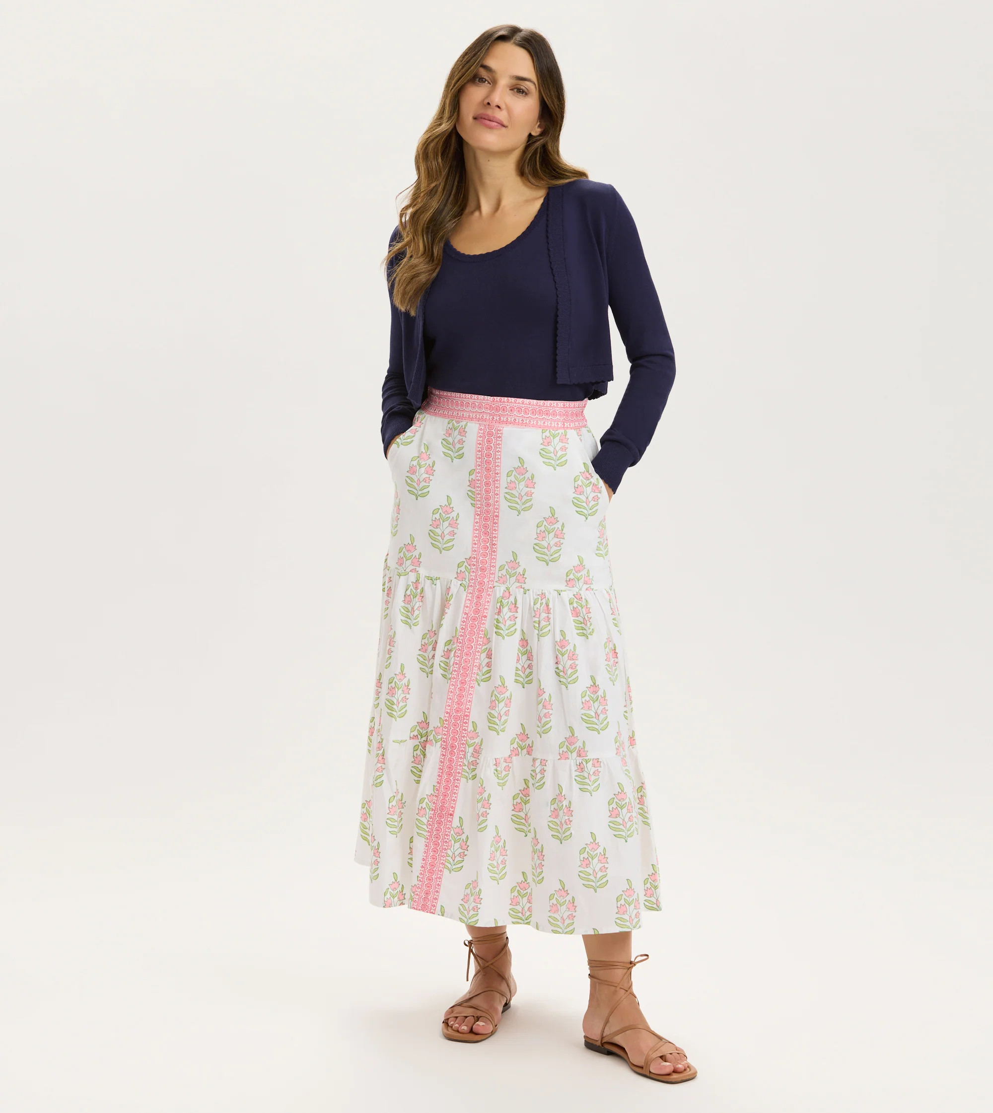 Block Print Maxi Skirt | Renwick
