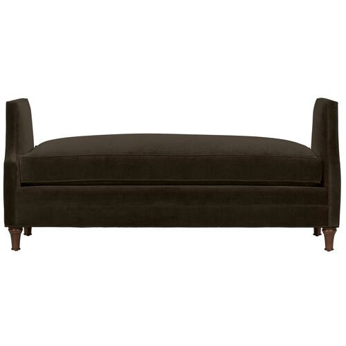 Dumont Velvet Bench | One Kings Lane