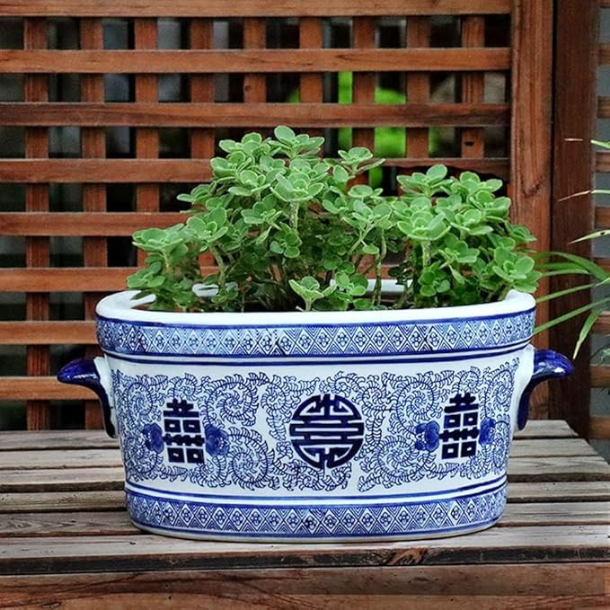 Chinese Desktop Vase Blue White Porcelain Ceramic Vase Decoive que Vases China Vase Floral Plante... | Amazon (US)