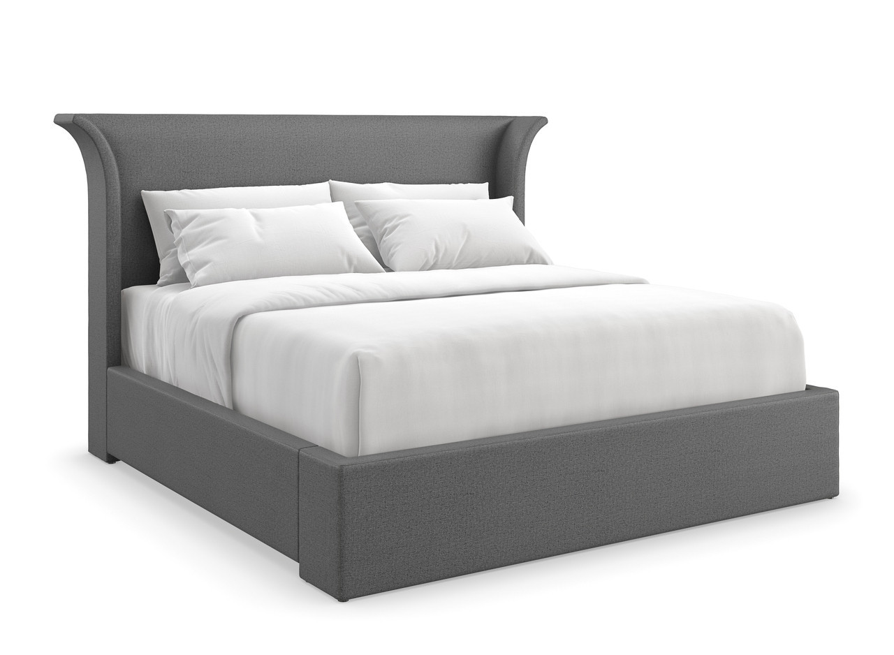 Beauty Sleep King Upholstered Bed In Gray | 1stopbedrooms