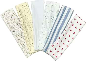 TERSE Fashion Headbands for Women Short Hair Non Slip Elastic Floral Hairbands Soft Fabric Hair B... | Amazon (US)
