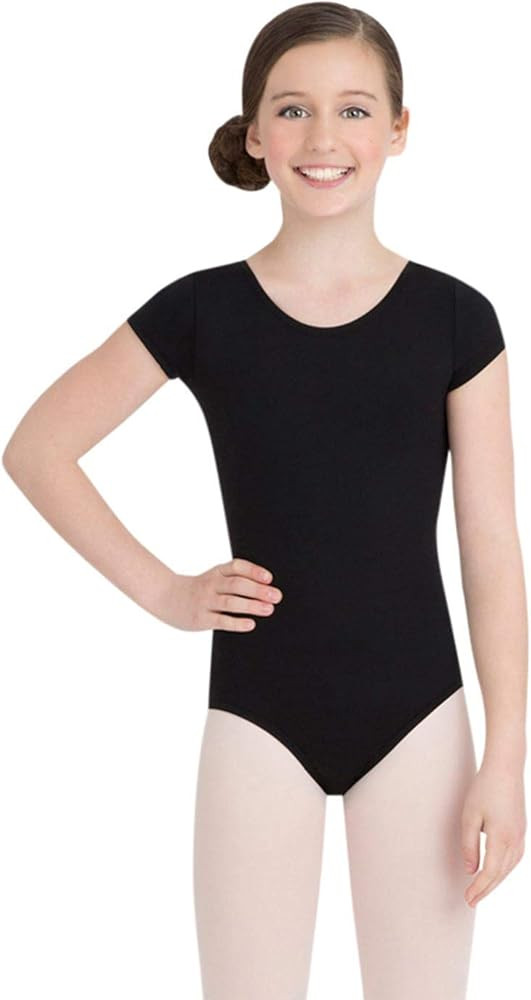Capezio girls Short Sleeve Leotard - Girls | Amazon (US)