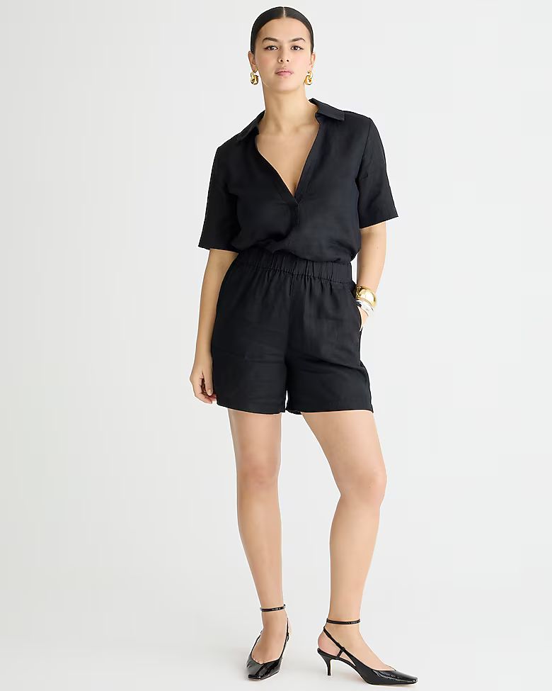 Long Tropez short in linen | J.Crew US