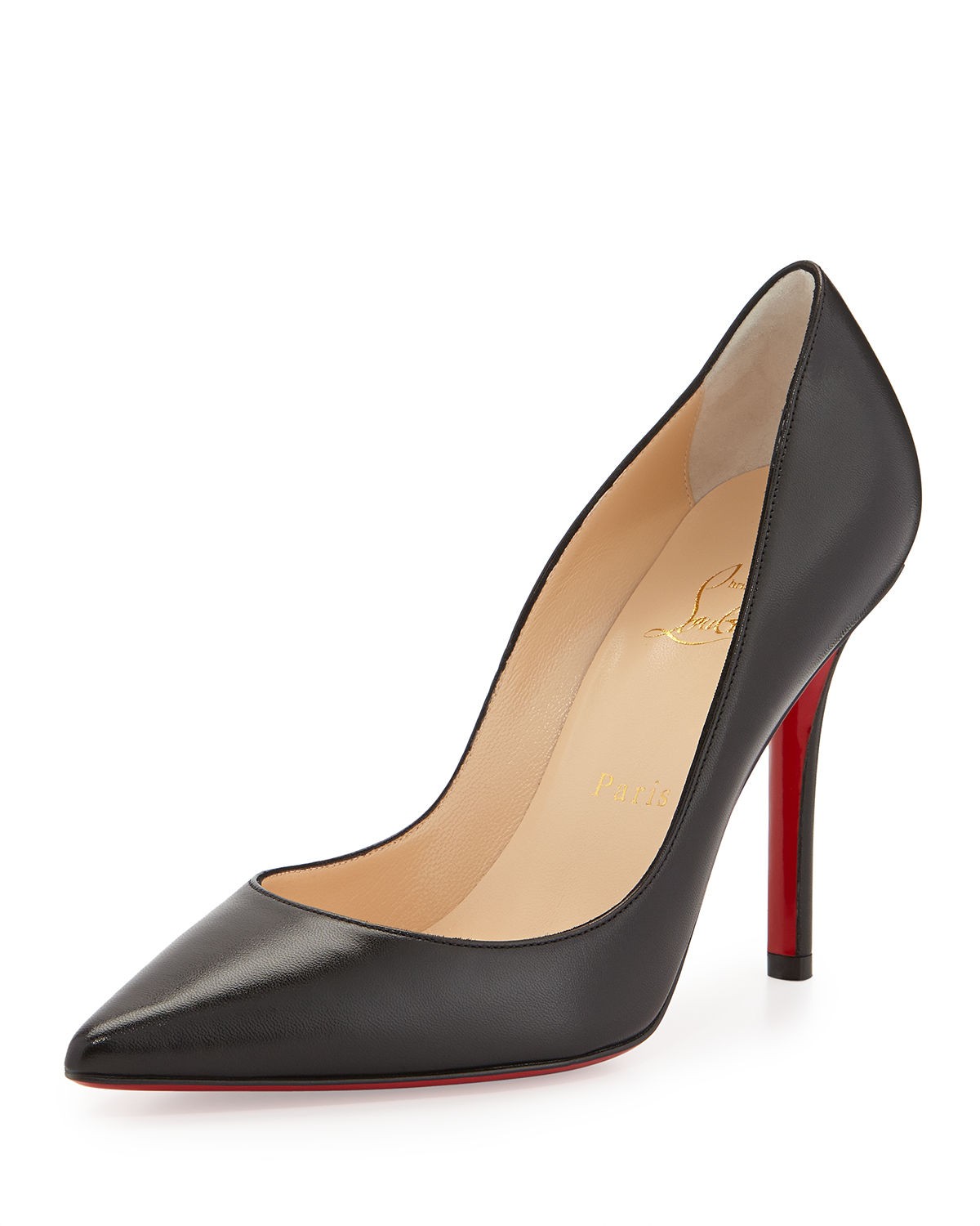 Apostrophy Pointed Red-Sole Pump | Neiman Marcus