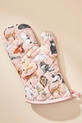 Cat Breeds A-Z Oven Mitt | Anthropologie (US)