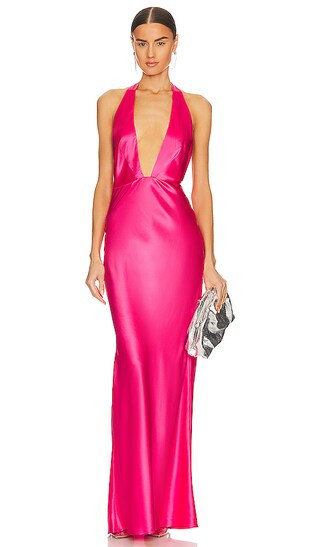 Angelica Gown in Neon Pink | Revolve Clothing (Global)