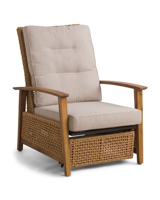 Outdoor Reclining Upholstered Chair | TJ Maxx