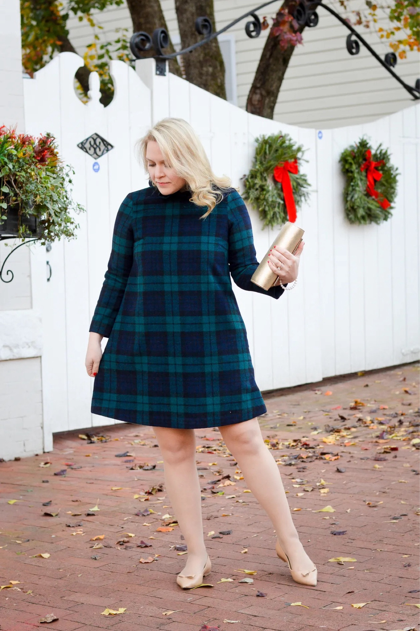 Tuckernuck’s Daphne dress in plaid is the easiest holiday outfit! The ruffle collar and the bow back detail does all the work for this party dress 

#LTKParties #LTKHoliday #LTKSeasonal
