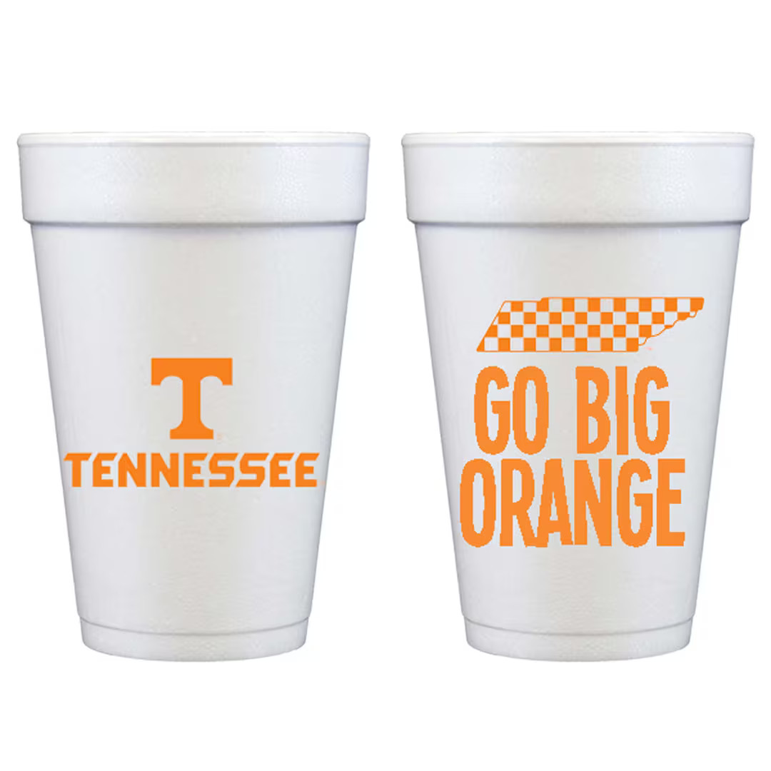 University of Tennessee Logo/go Big Orange foam Cup 10 - Etsy | Etsy (US)