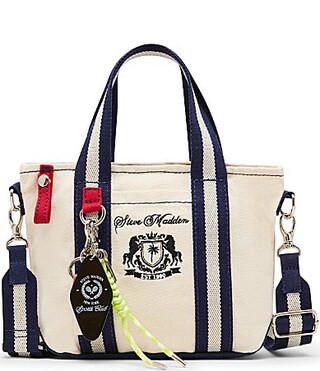 Steve Madden College Mini Canvas Tote Bag - Natural | Dillard's