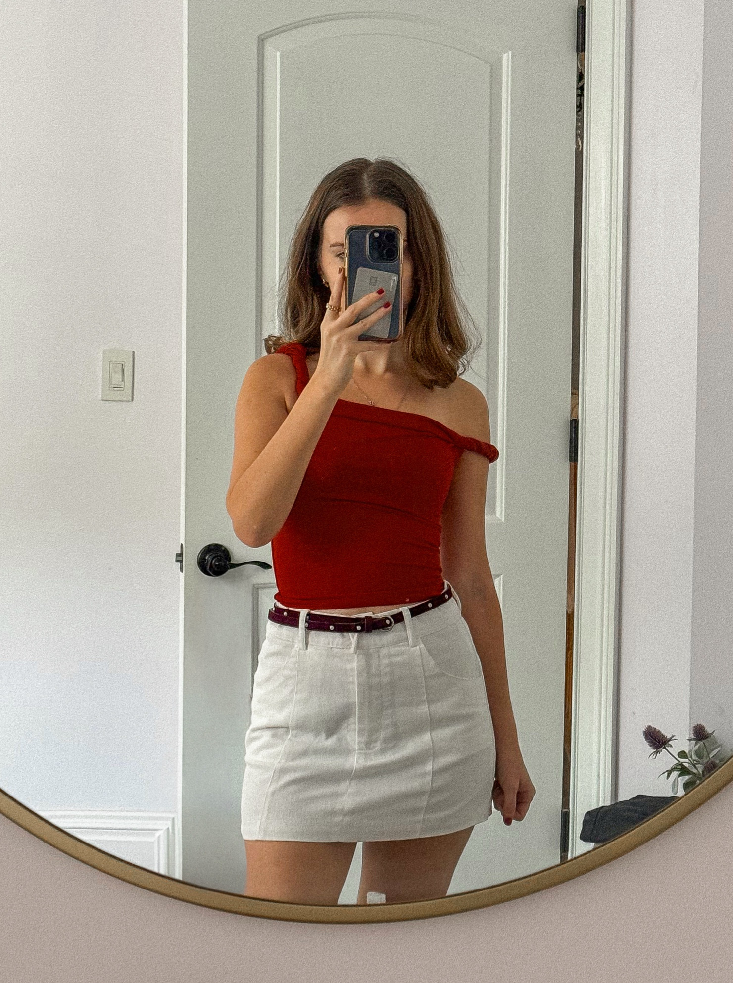 An off the shoulder top paired with a l white mini skirt makes a cute date night or going out outfit.
.
.
.
.
.
.
Valentine’s Day outfit | Going out tops | cute tops | red top | date night tops | date night outfit | night out tops | asymmetrical top | 
skirt outfits | white skirt outfit | mini skirt outfit | | classy outfit | outfit inspo | outfit ideas | 

#LTKSeasonal #LTKU #LTKSaleAlert #LTKGiftGuide #LTKWorkwear #LTKTravel #LTKShoeCrush #LTKItBag 


#LTKFindsUnder100 #LTKFindsUnder50 #LTKStyleTip
