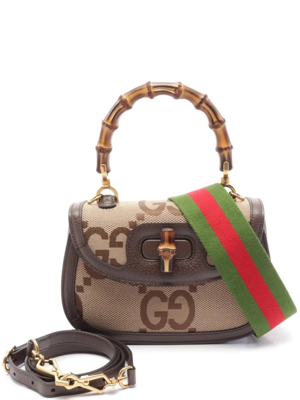 Gucci Pre-Owned 2020 Bamboo 1947 handbag - Neutrals | Farfetch Global