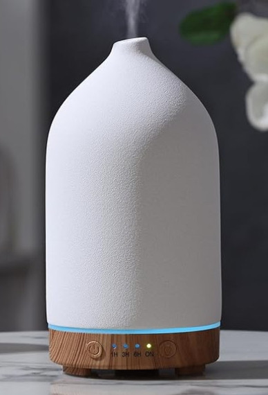 200ML Ceramic Essential Oil Diffuser - Ultrasonic Aromatherapy & Humidifier with 7-Color LED Lights, Auto Shut-Off, Wood Grain Base, 1H/3H/6H Timer | Scent for Home, Office, Yoga 

 #LTKGiftGuide #LTKHoliday #LTKHome