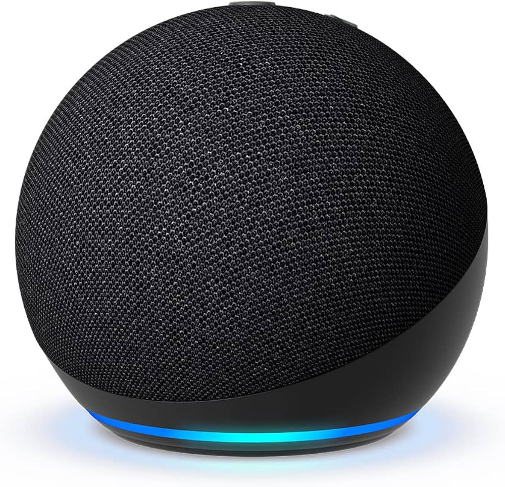 Echo Dot (Newest gen) | Big vibrant sound Wi-Fi and Bluetooth smart speaker with Alexa | Charcoal | Amazon (UK)