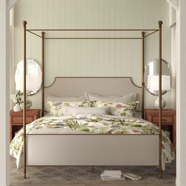 Alexandra Low Profile Canopy Bed | Wayfair Professional