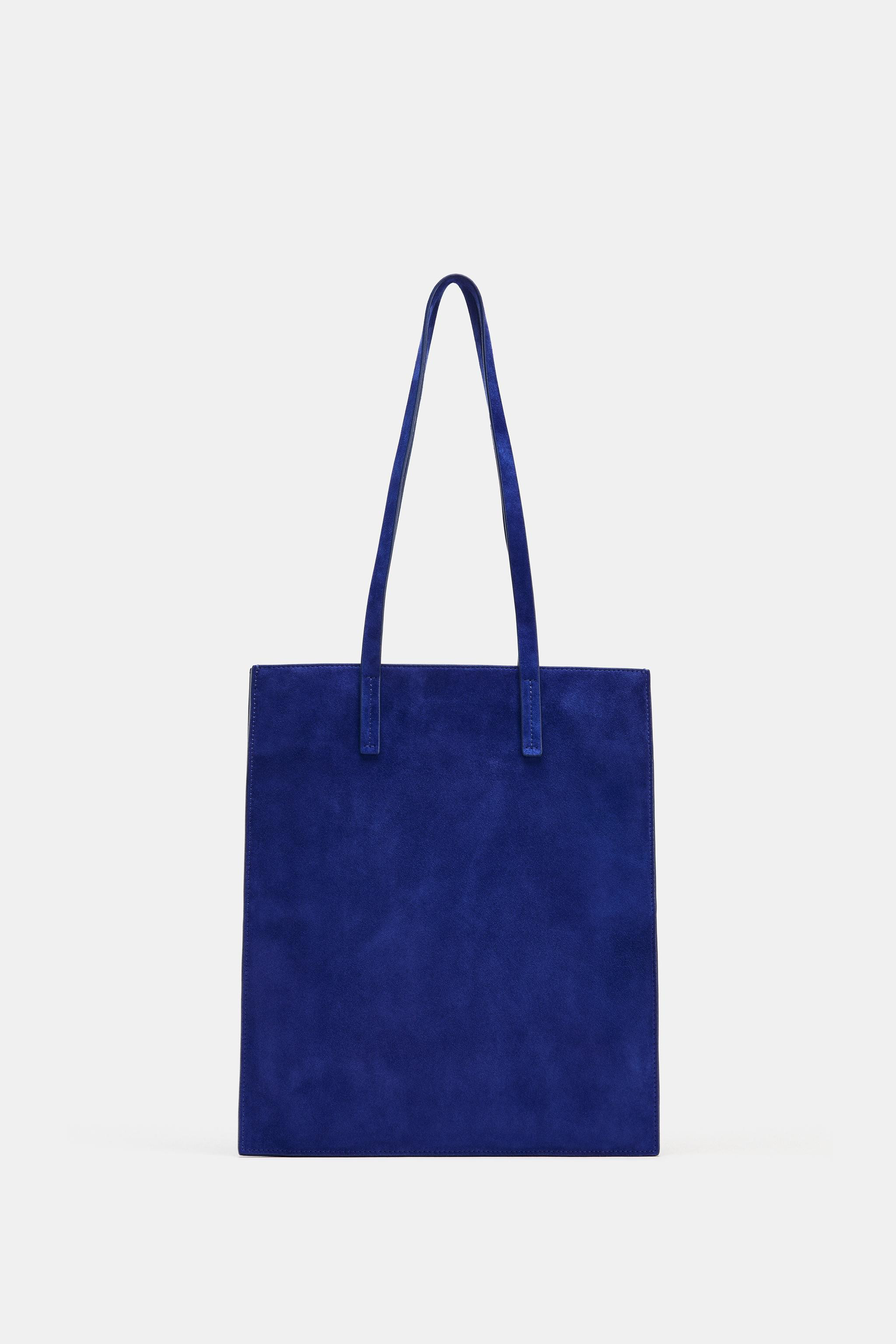 SUEDE TOTE BAG | Zara UK