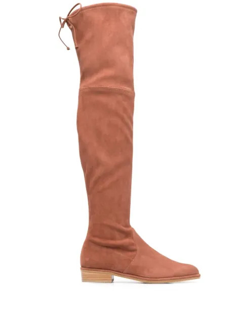 Stuart Weitzman Drawstring thigh-high Boots  - Farfetch | Farfetch Global