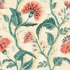 Indienne Vine - large - soft blue Fabric bybyre_wilde | Spoonflower