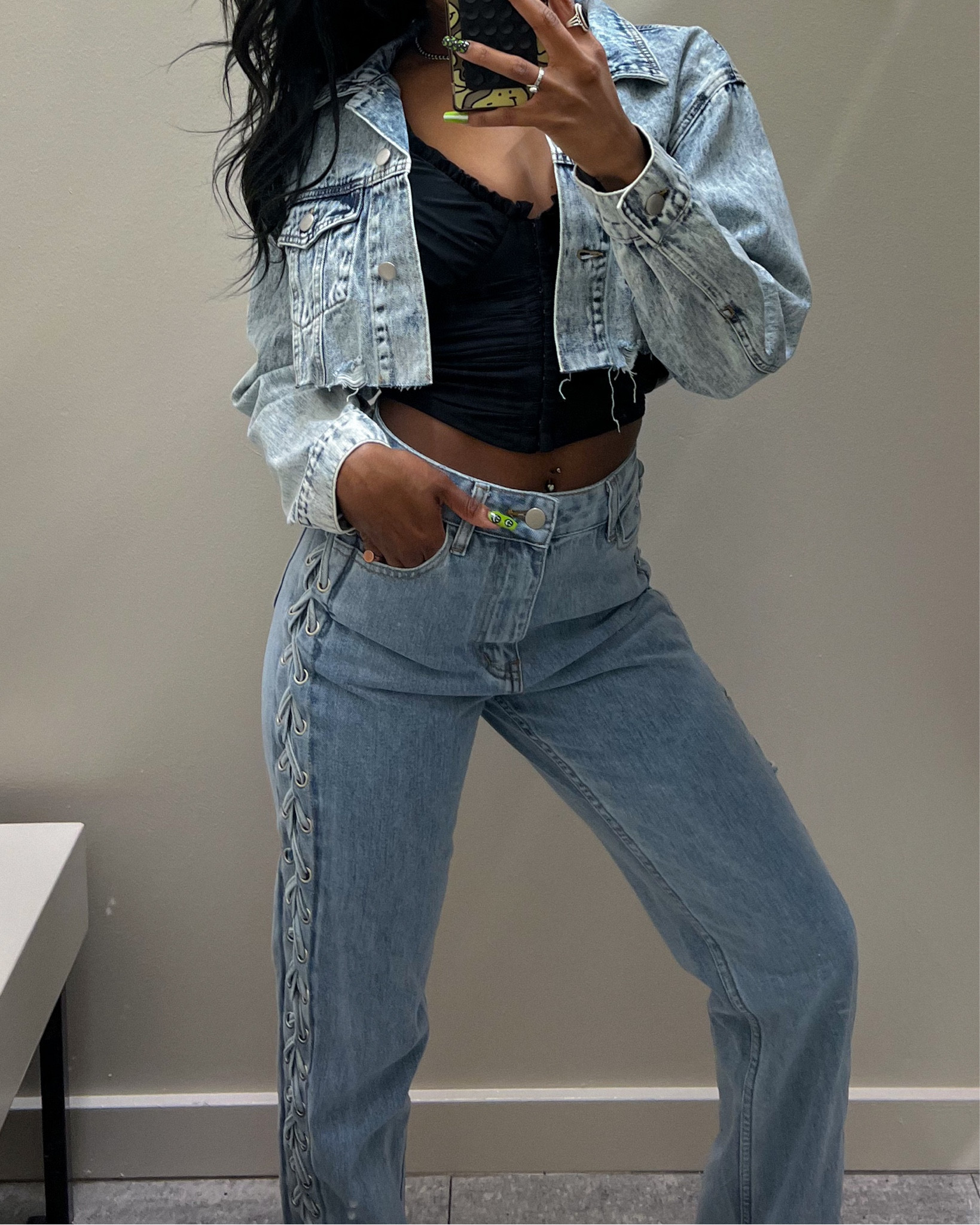 Outfit inspo x Windsor ✨
- cropped denim jacket 
- lace tank top 
- denim jeans 

#LTKfindsunder100 #LTKSeasonal #LTKstyletip