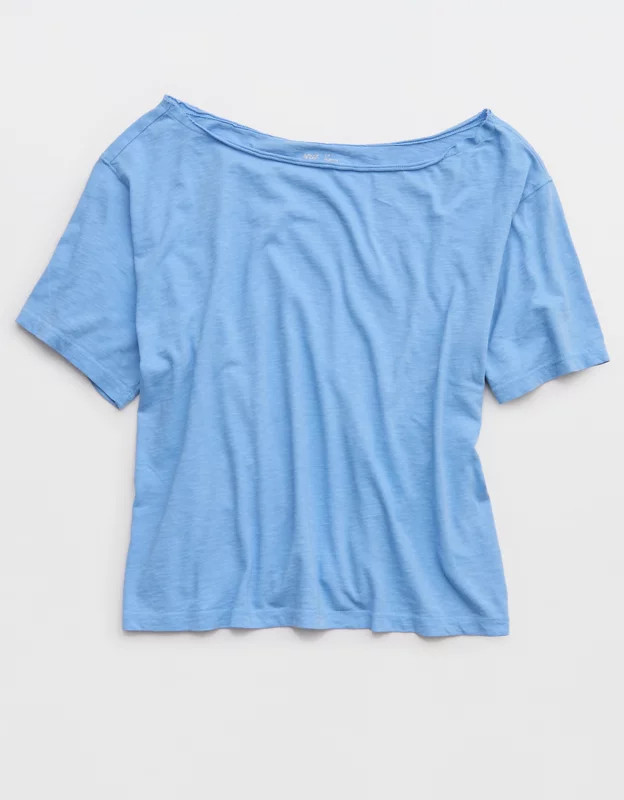 Aerie Off-The-Shoulder Relaxed T-Shirt | Aerie