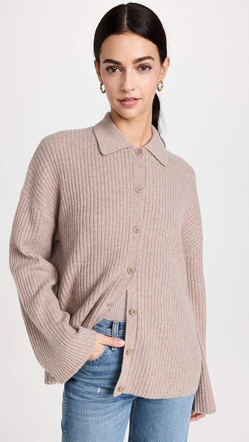 Reformation Fantino Cashmere Collared Cardigan | SHOPBOP | Shopbop