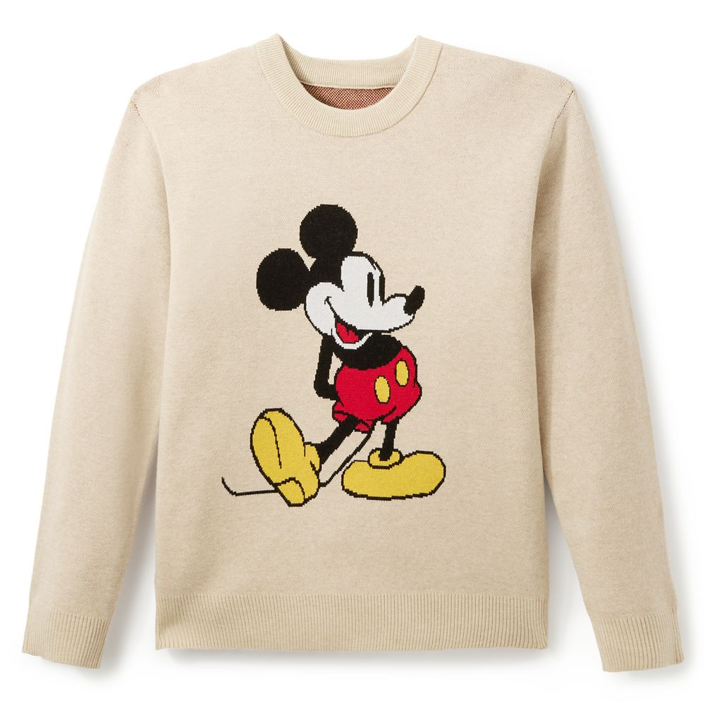Mickey Mouse Standing Knit Sweater for Adults | Disney Store