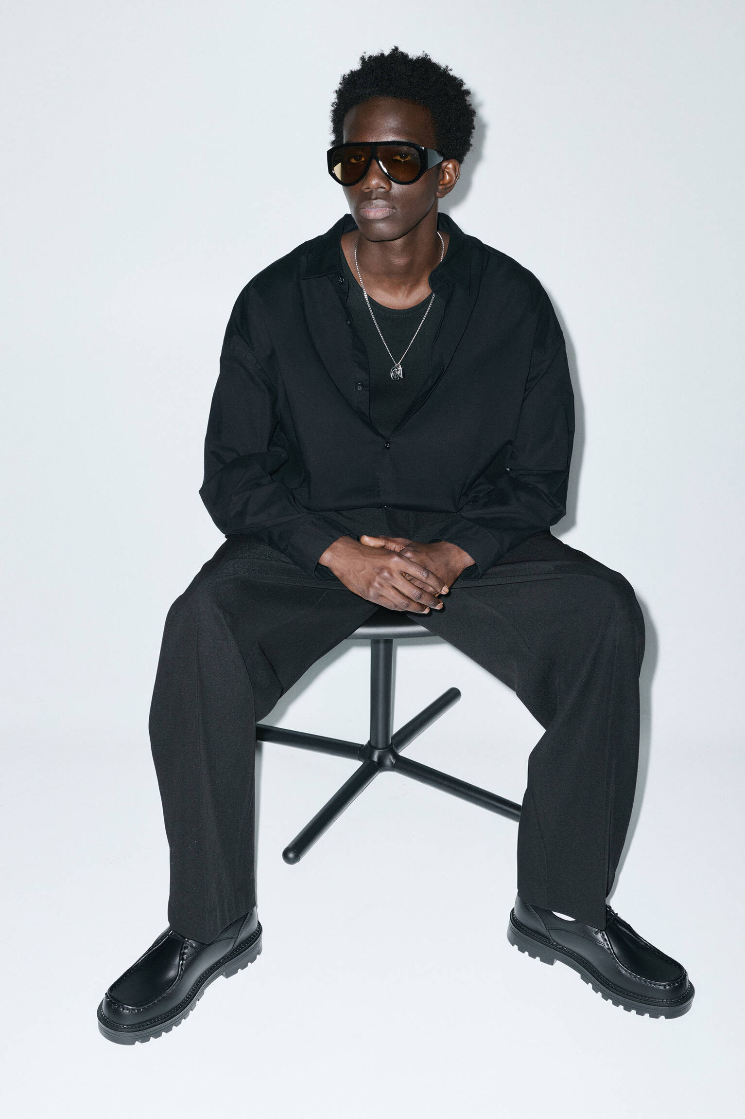 Chaussures plates à lacets - Pull&Bear France | PULL and BEAR FR