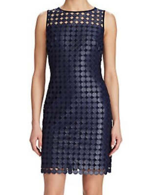 LAUREN RALPH LAUREN Womens Melia Sleeveless Dress Size 6 Color Navy | eBay US