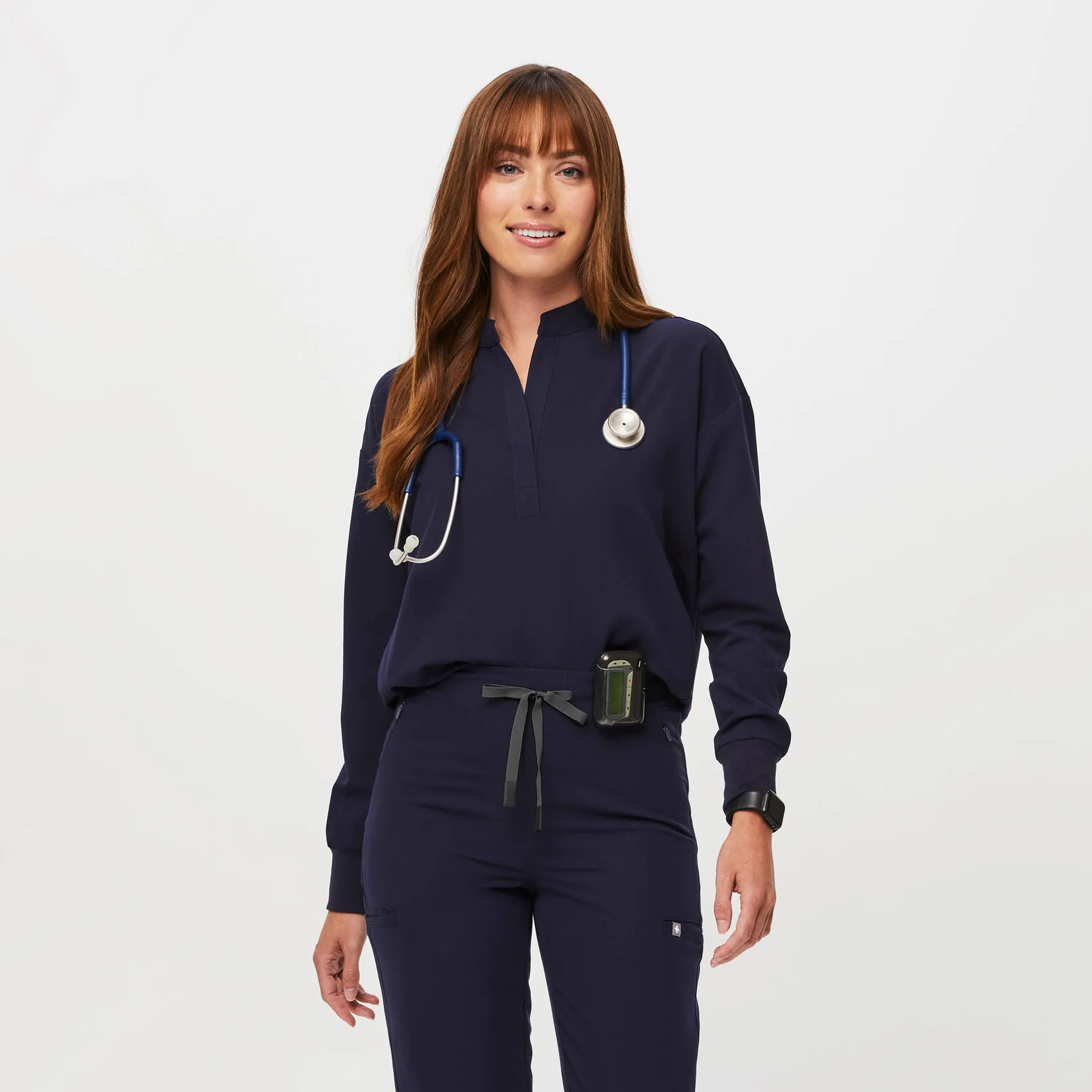 Rafaela Oversized Longsleeve Scrub Top™ | FIGS