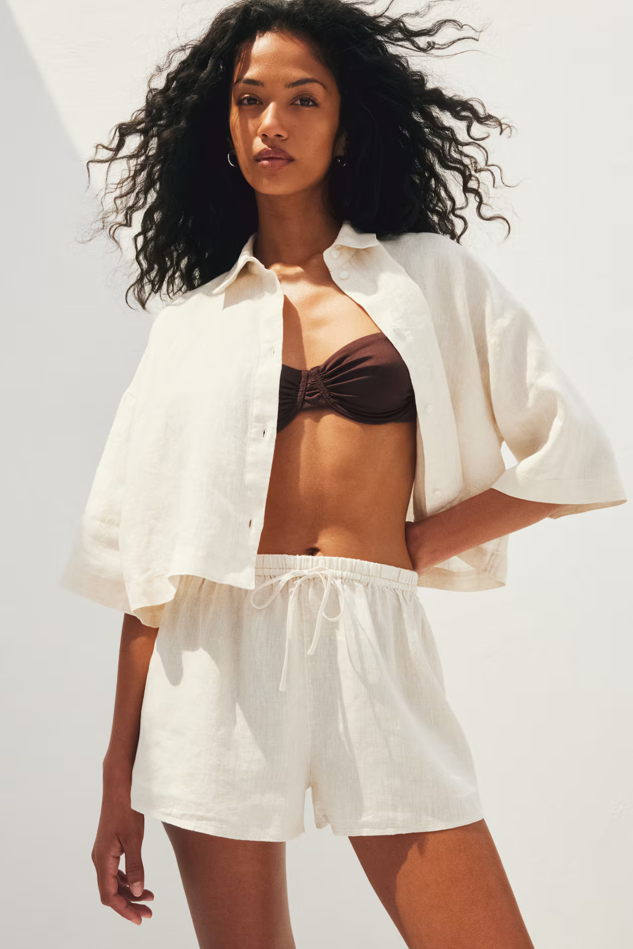 Boxy-Style Linen Shirt | H&M (US + CA)