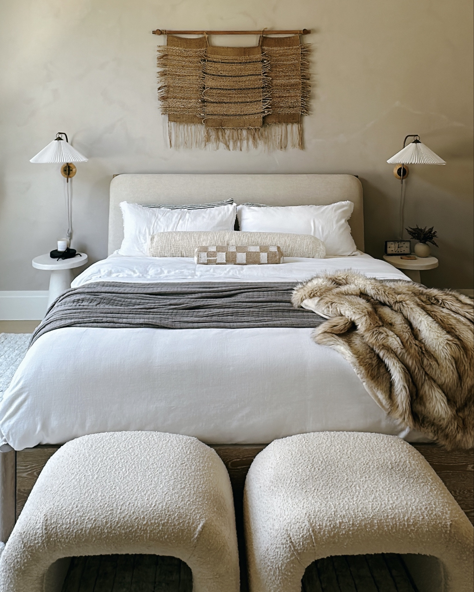 Cozy, earthy guest room space  

#LTKHome