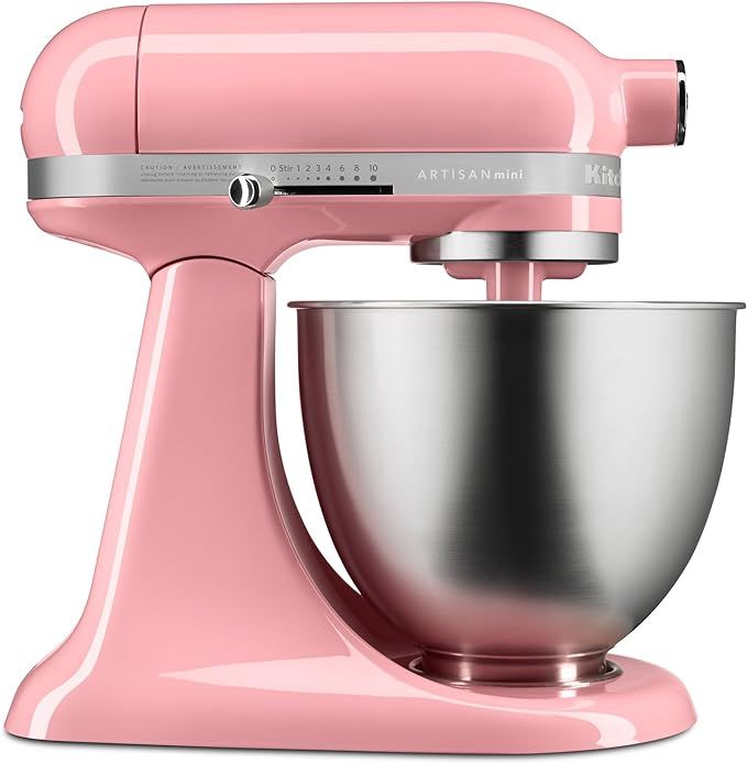 KitchenAid KSM3311XGU Artisan Mini Series Tilt-Head Stand Mixer, 3.5 quart, Guava Glaze | Amazon (US)