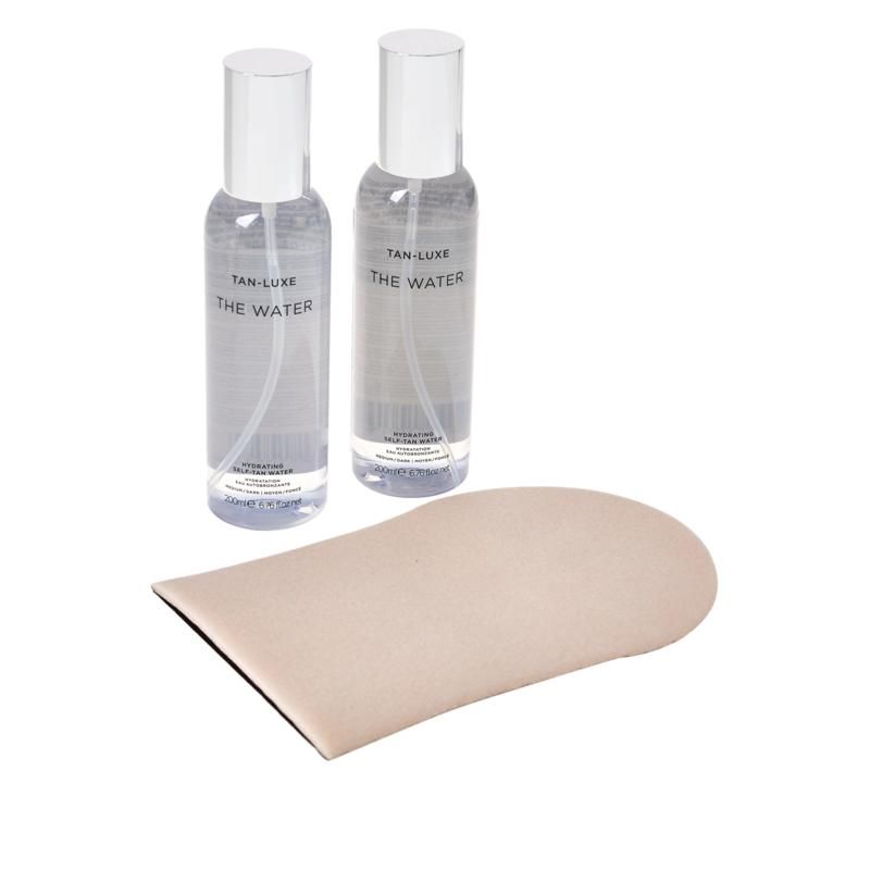 Tan-Luxe 2-pack The Water with Mitt | HSN
