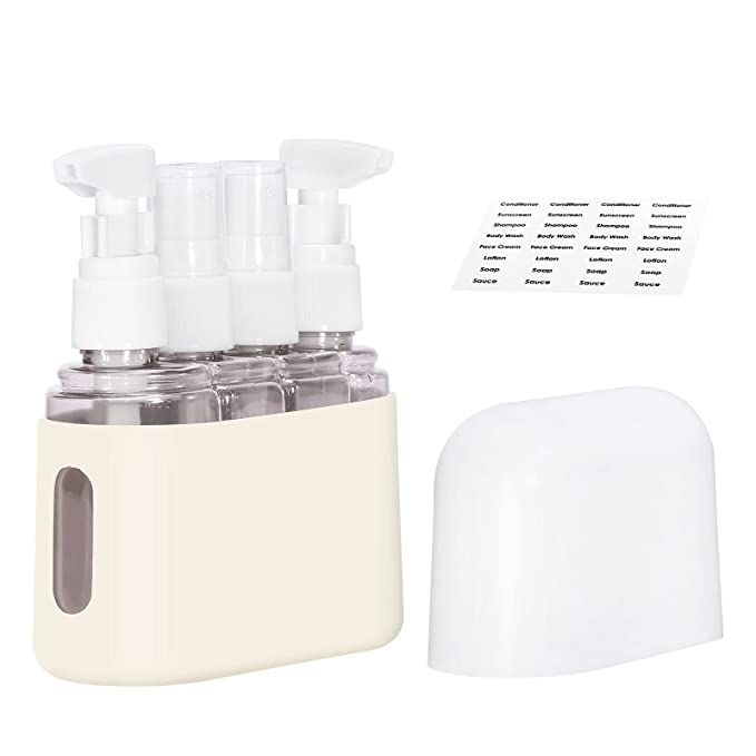 Travel Bottles, Leak Proof Containers For Toiletries TSA Approved Airplane Accessories Kits For L... | Amazon (US)