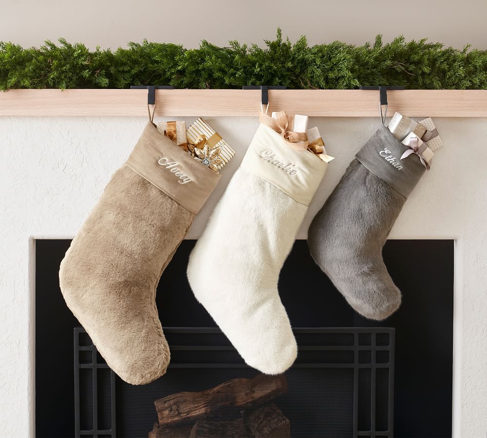 Alpaca Faux Fur Stocking | Pottery Barn (US)