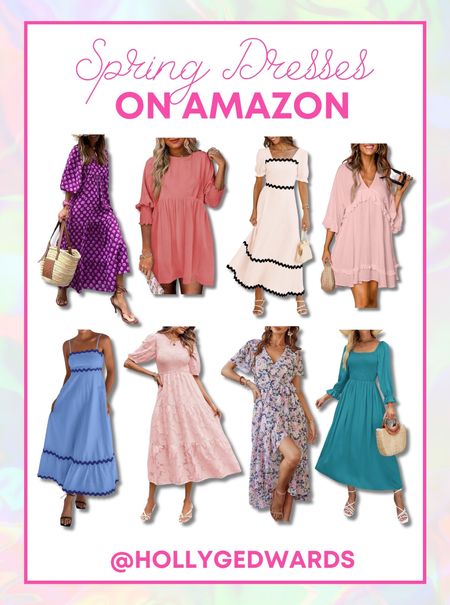So many fun dresses for spring and summer on Amazon right now, and at your door before you know it! 📦

#LTKSeasonal #LTKover40 #LTKfindsunder50