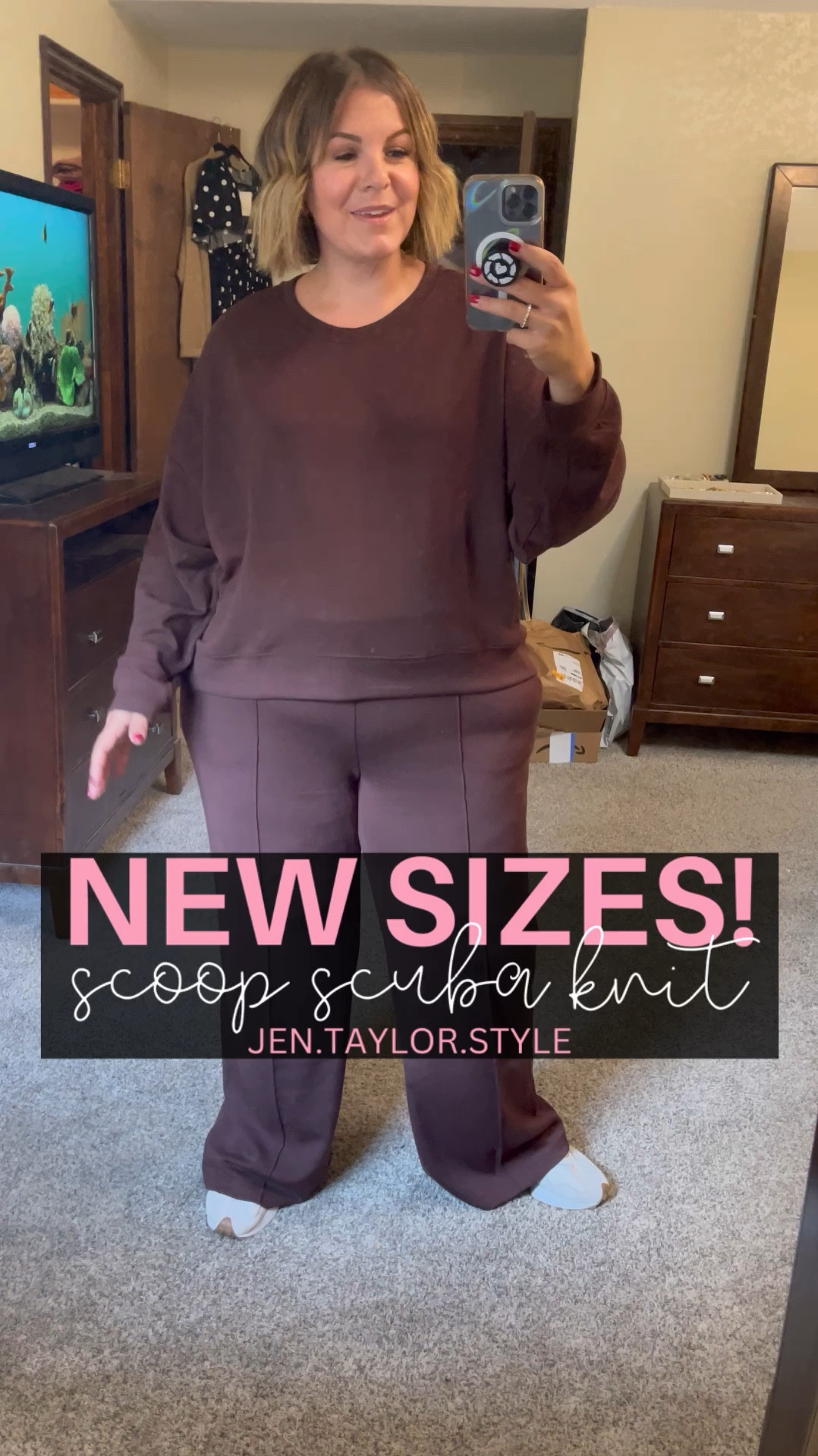 Walmart Scoop scuba knit pieces are starting to roll out in sizes 1X-4X. I’m wearing 1X here. Definitely true to size if not generous! A perfect weekend lounge set or travel outfit. 

#LTKOver40 #LTKFindsUnder50 #LTKPlusSize