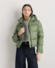 Responsible Down Cropped Puffer Jacket | Quince