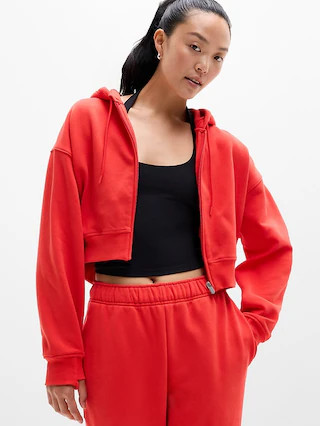 Forever Fleece Crop Full Zip | Athleta