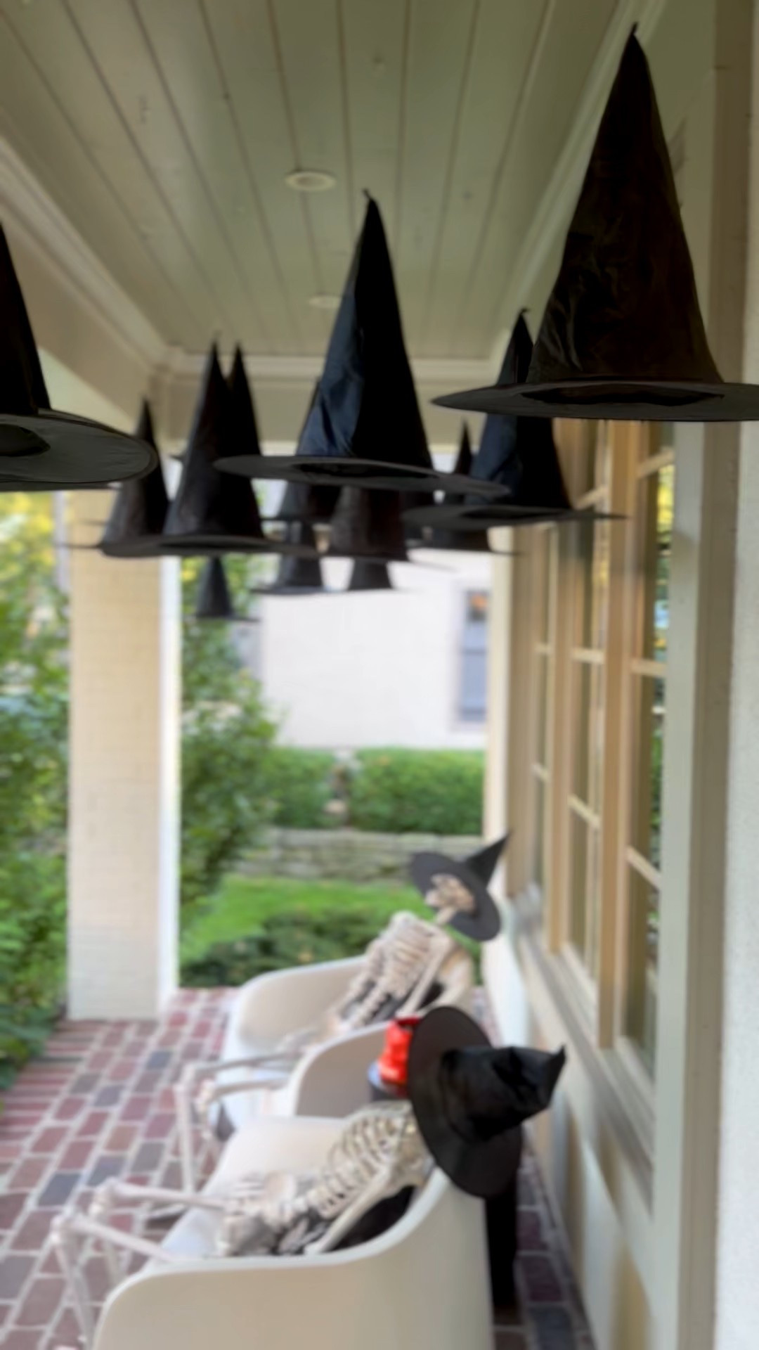 My favorite and easiest Halloween decoration! We use command strips to hang them 🙌🏼 