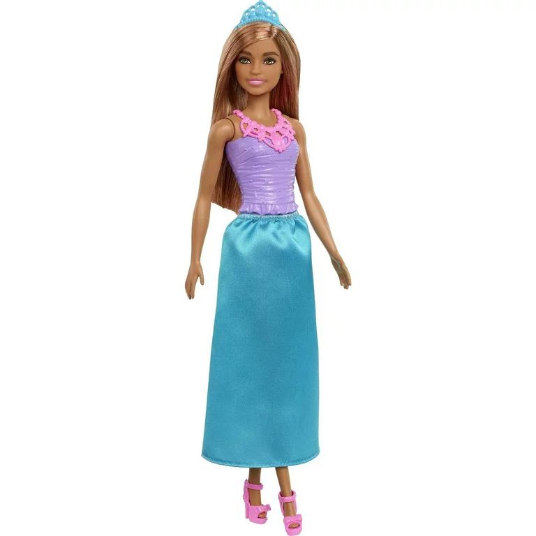 Barbie Dreamtopia Doll & Accessories, Brunette Hair with Removable Blue Skirt, Shoes - Walmart.co... | Walmart (US)