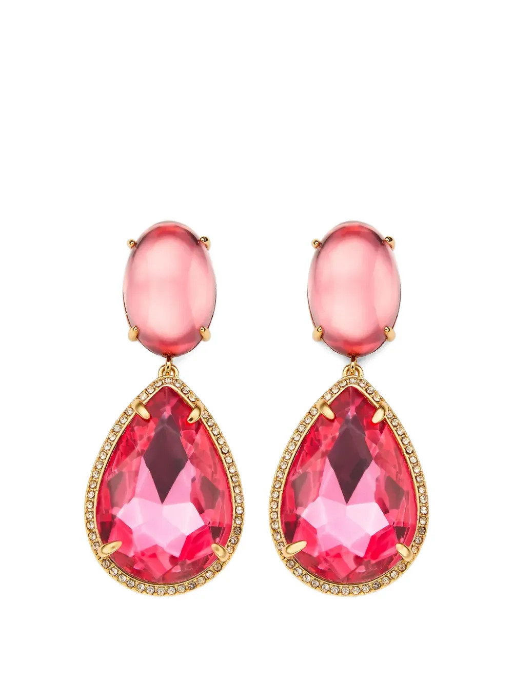 Kurt Geiger Londoncrystal-embellished drop earrings | Farfetch Global